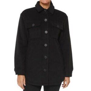 New Black Wool Plus Coat / Size XL / Price Dropped!